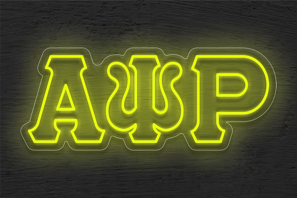 Alpha Psi Rho LED Neon Sign
