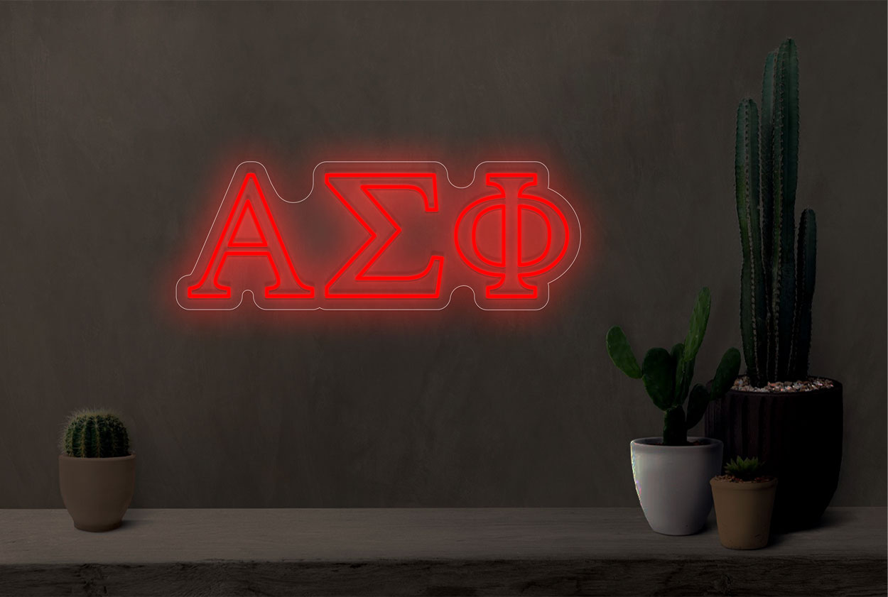 Alpha Sigma Phi LED Neon Sign