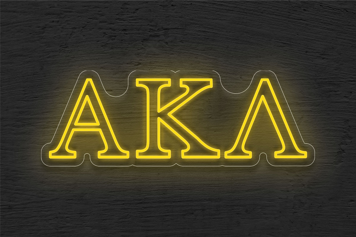 Alpha Kappa Lambda LED Neon Sign