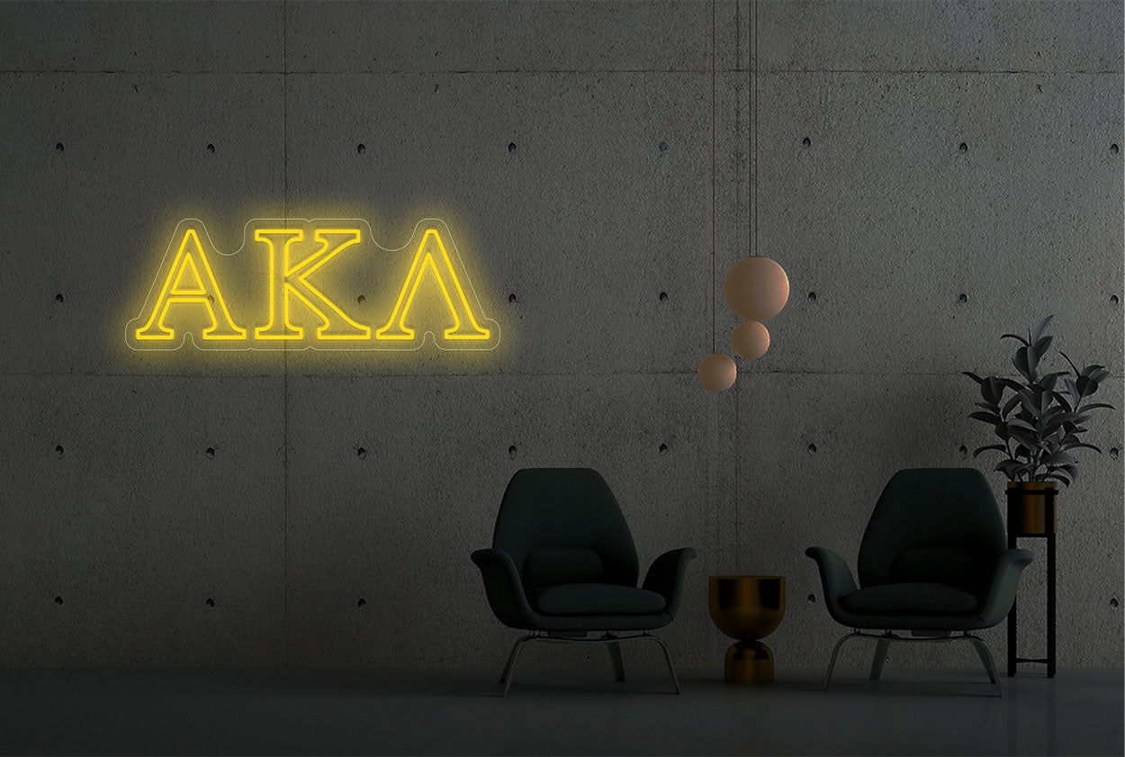 Alpha Kappa Lambda LED Neon Sign