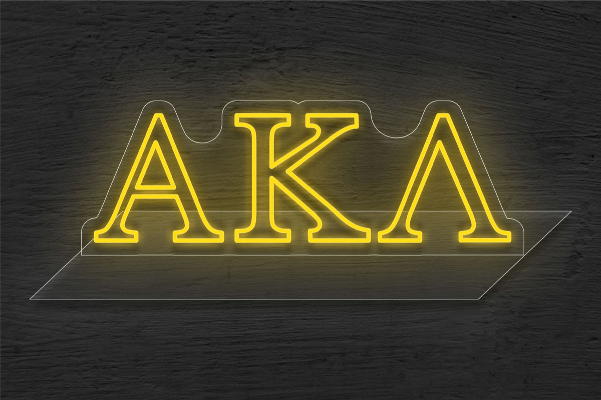 Alpha Kappa Lambda LED Neon Sign