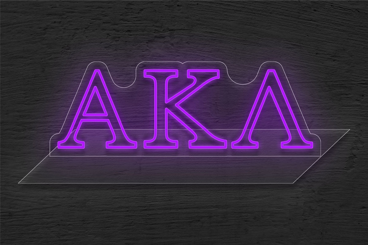 Alpha Kappa Lambda LED Neon Sign