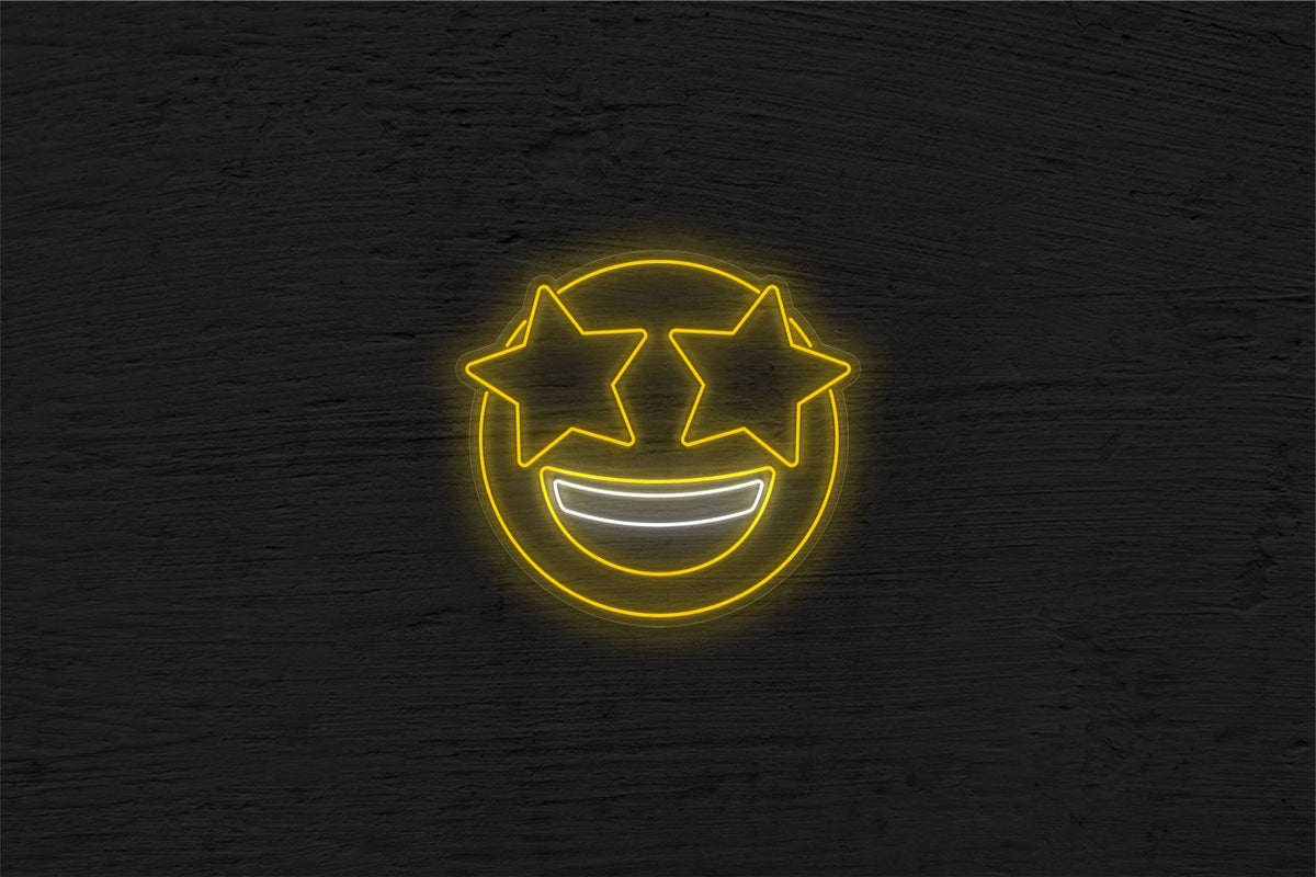 Amazed Emoji LED Neon Sign