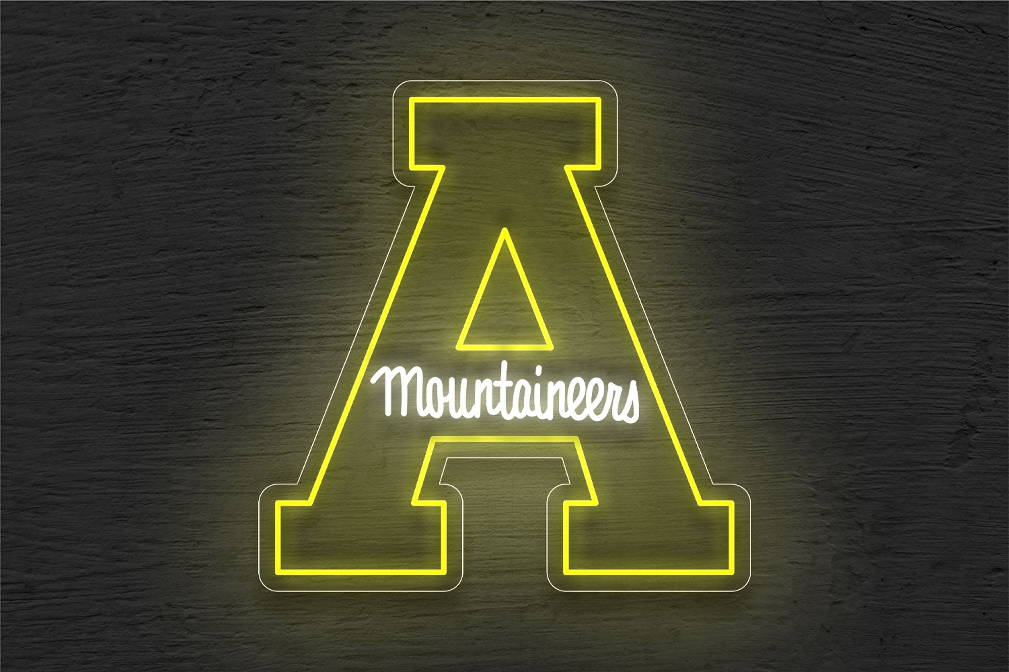 Appalachian State Mountaineers Men's Basketball LED Neon Sign