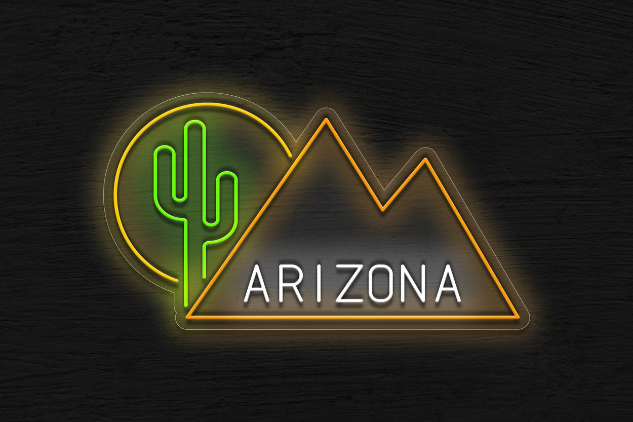 Arizona Desert LED Neon Sign