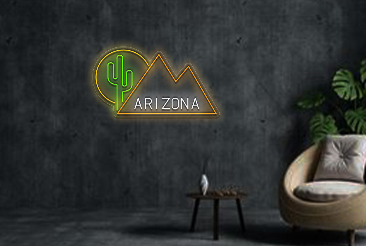 Arizona Desert LED Neon Sign