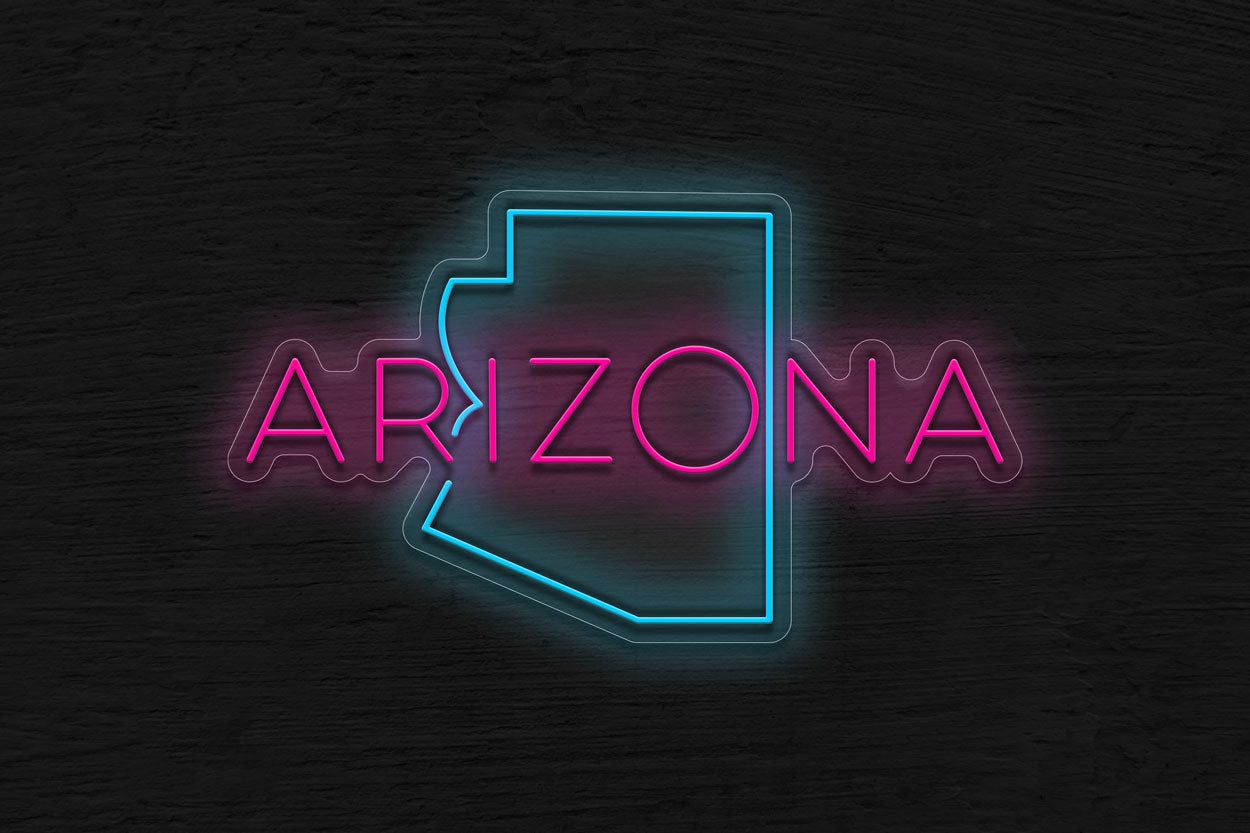 Arizona Map LED Neon Sign