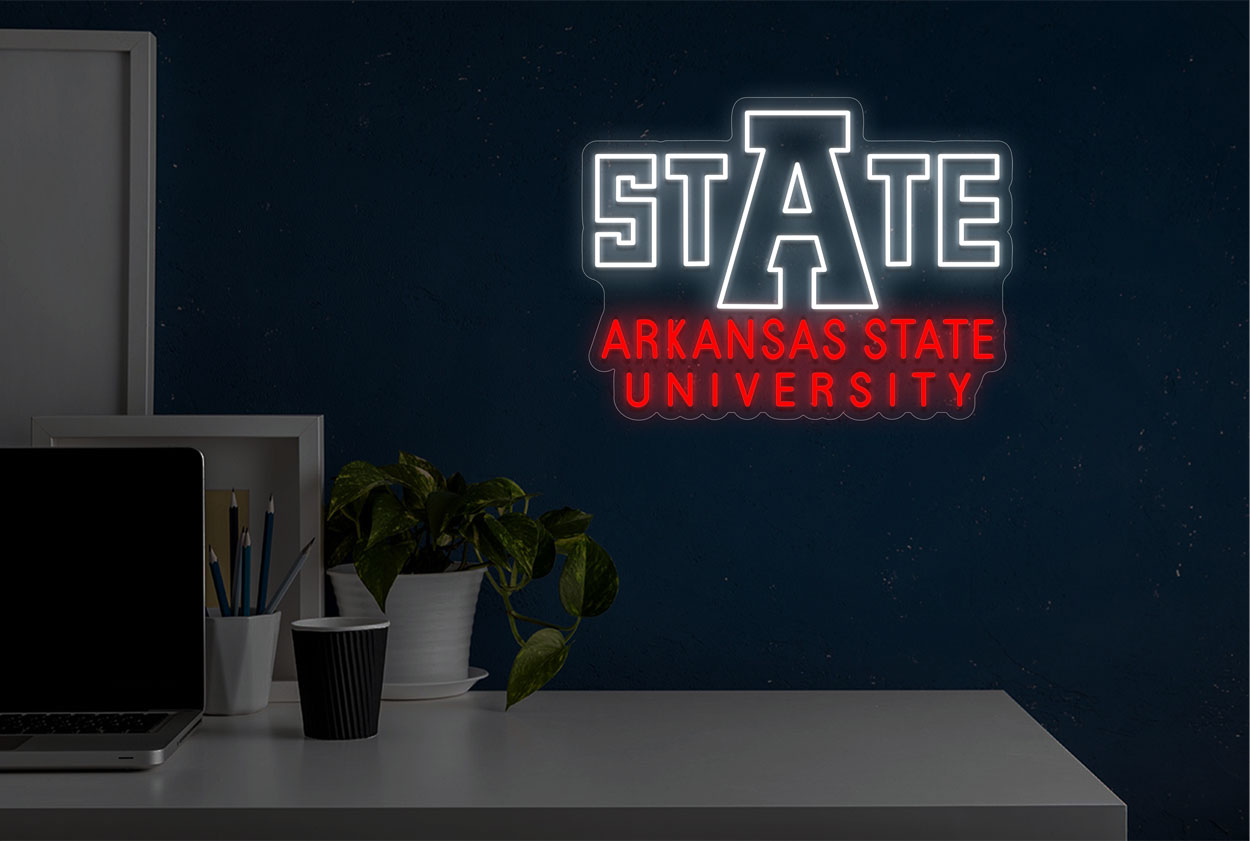 Arkansas State University LED Neon Sign