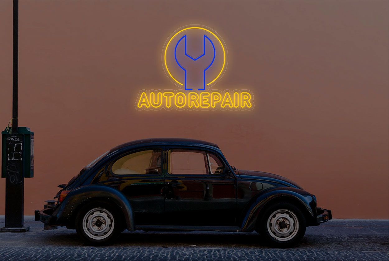 Led Auto Repair Sign Car, Truck & Auto Repair Neon Signs – Best Buy Neon Signs
