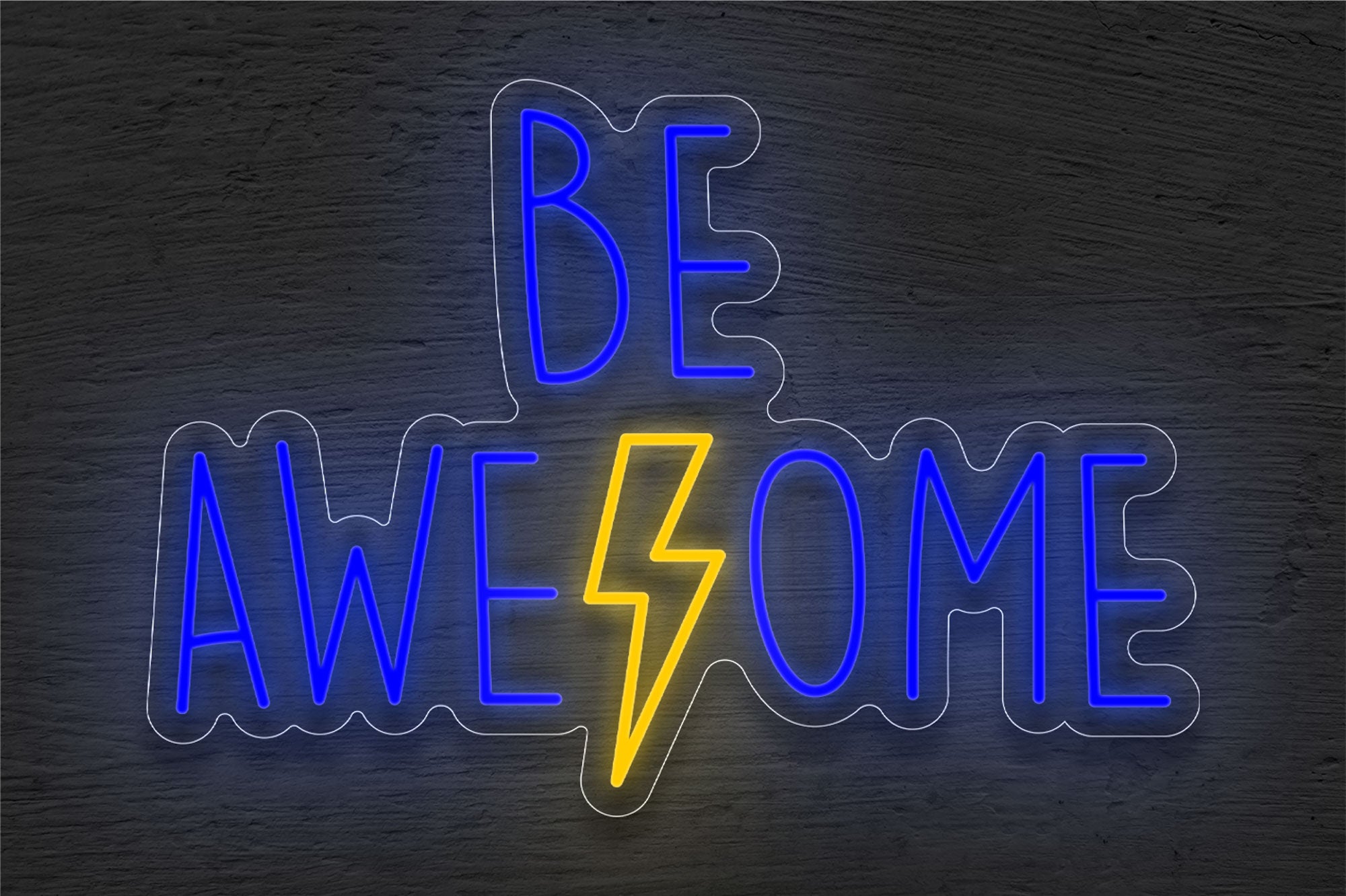 Be Awesome LED Neon Sign