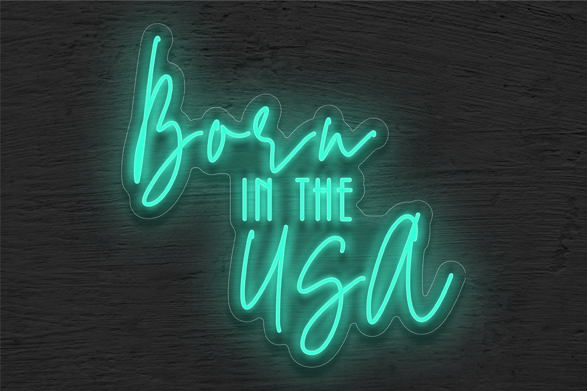 &quot;Born in the USA&quot; LED Neon Sign