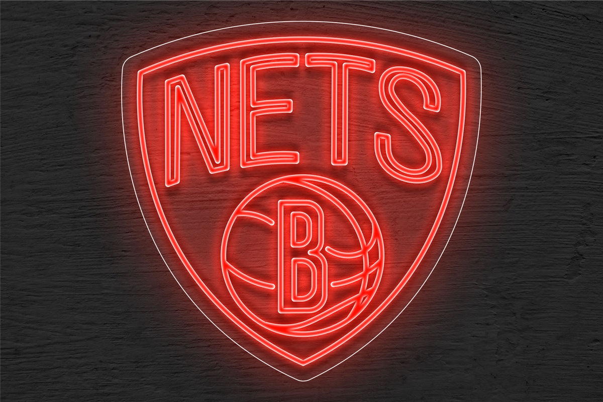 Brooklyn Nets Logo LED Neon Sign