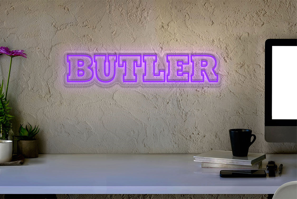 Butler Bulldogs Men's Basketball LED Neon Sign