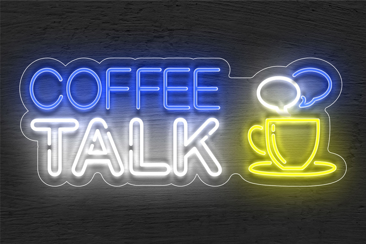 Coffee Talk LED Neon Sign