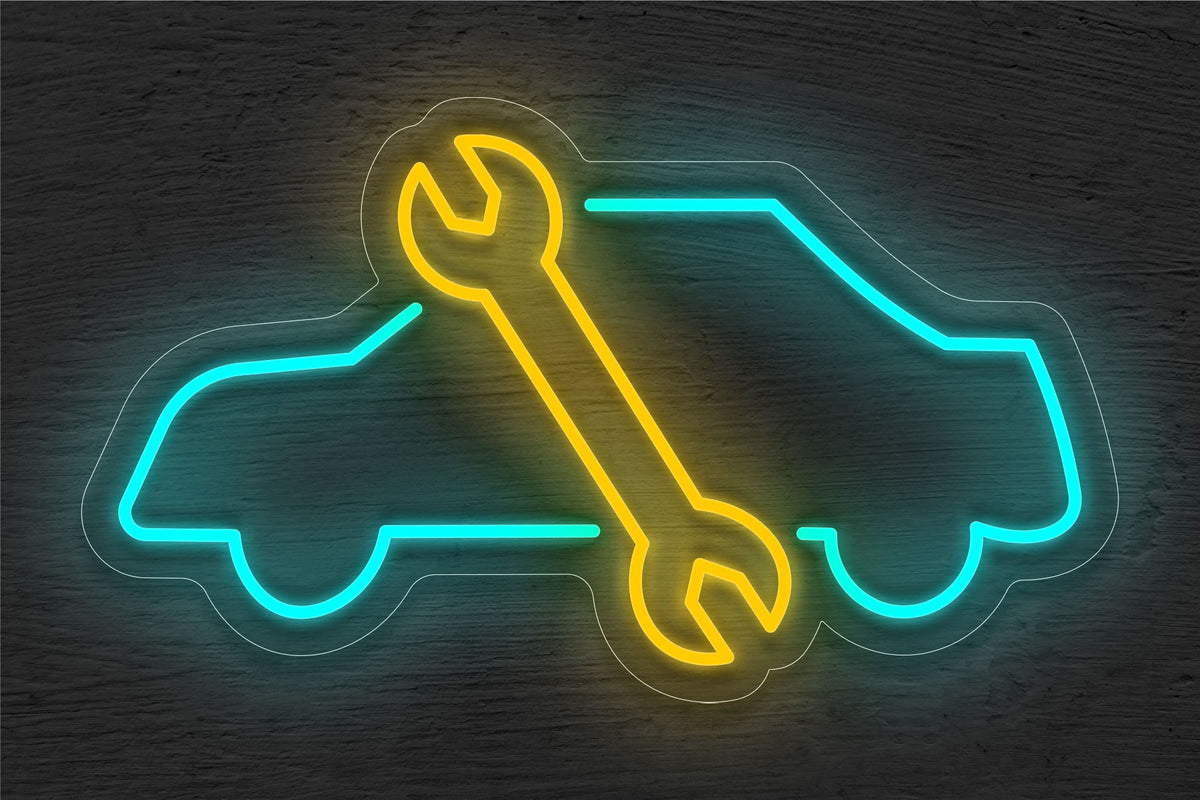 Car Settings Logo LED Neon Sign