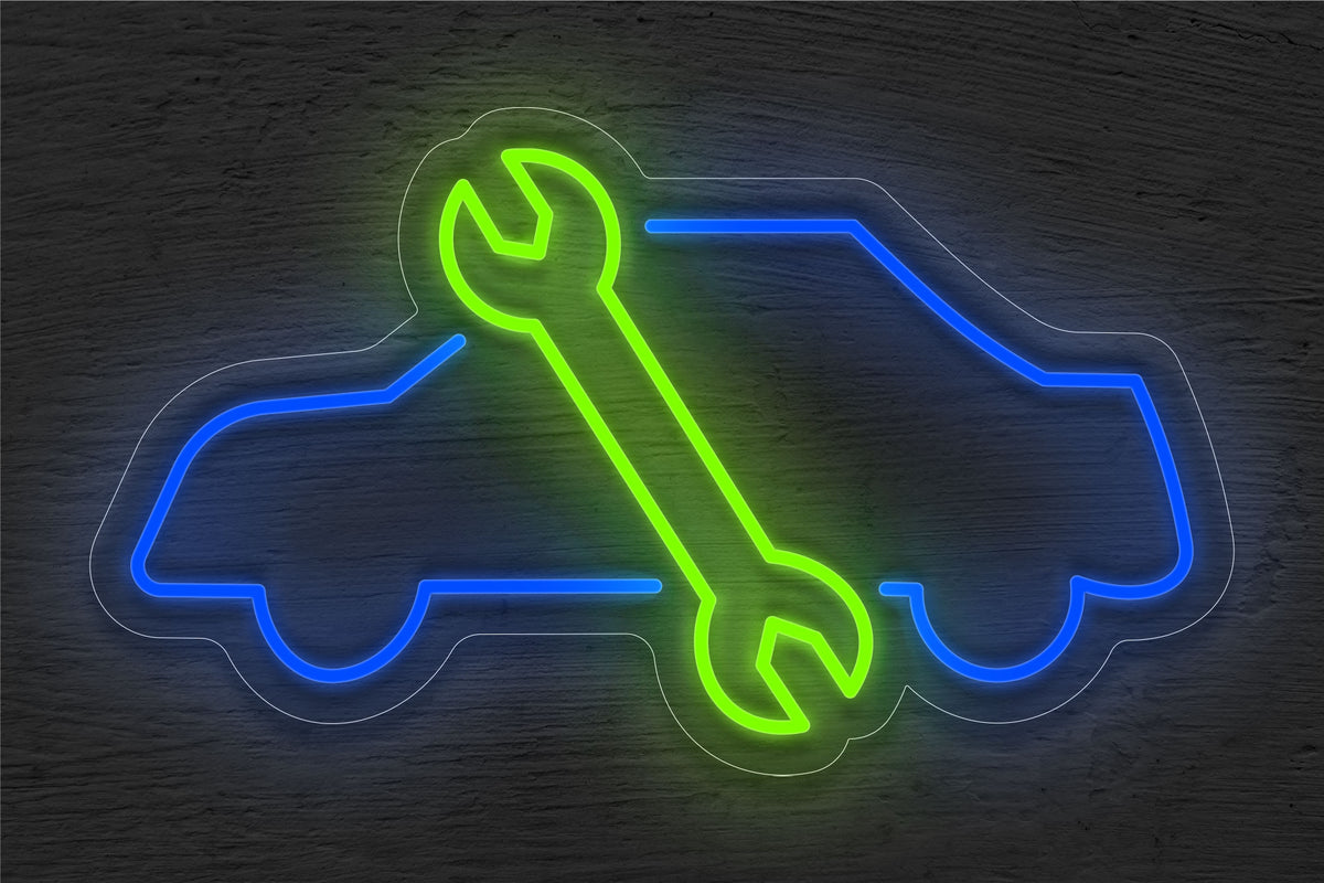 Car Settings Logo LED Neon Sign