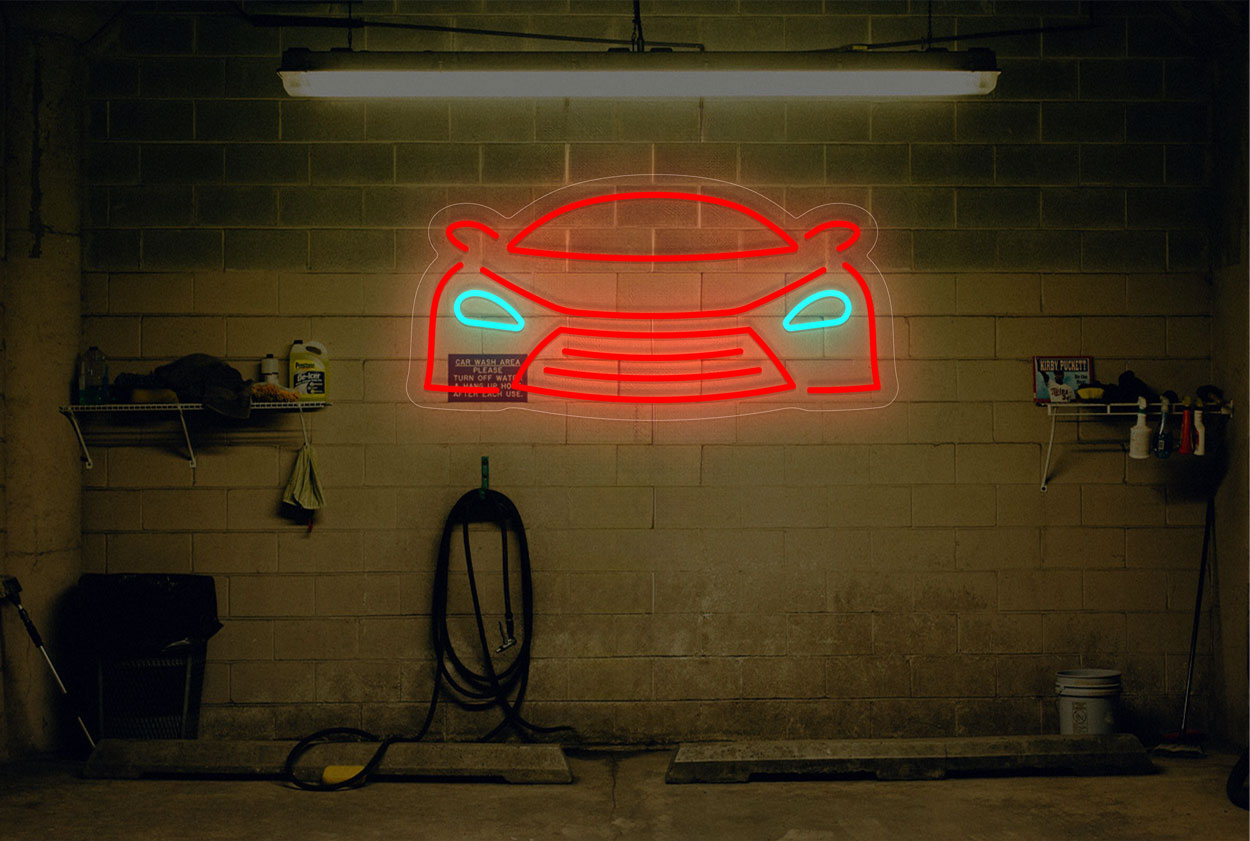 Sports Car LED Neon Sign