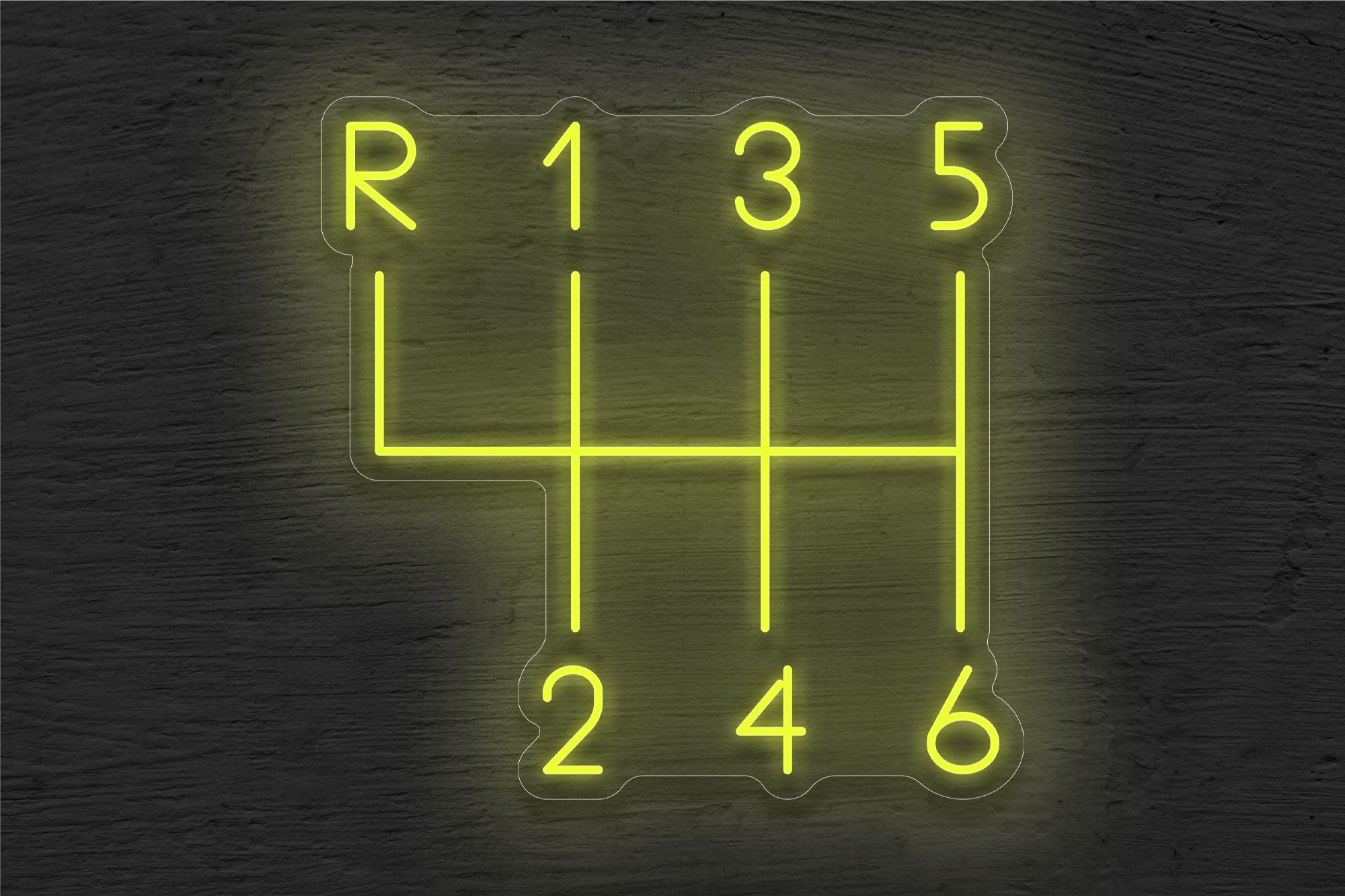 Gear Shift Logo LED Neon Sign