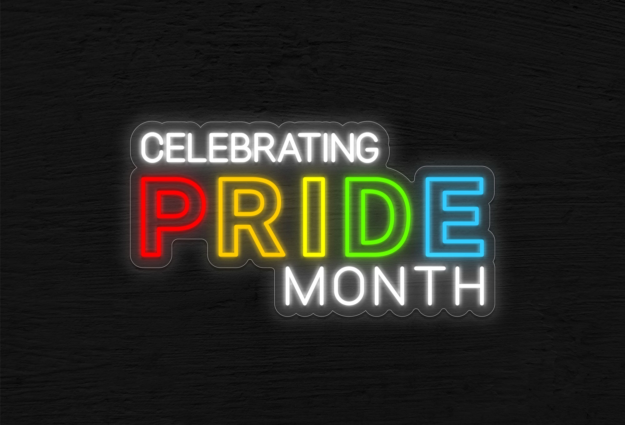 Celebrating Pride Month LED Neon Sign