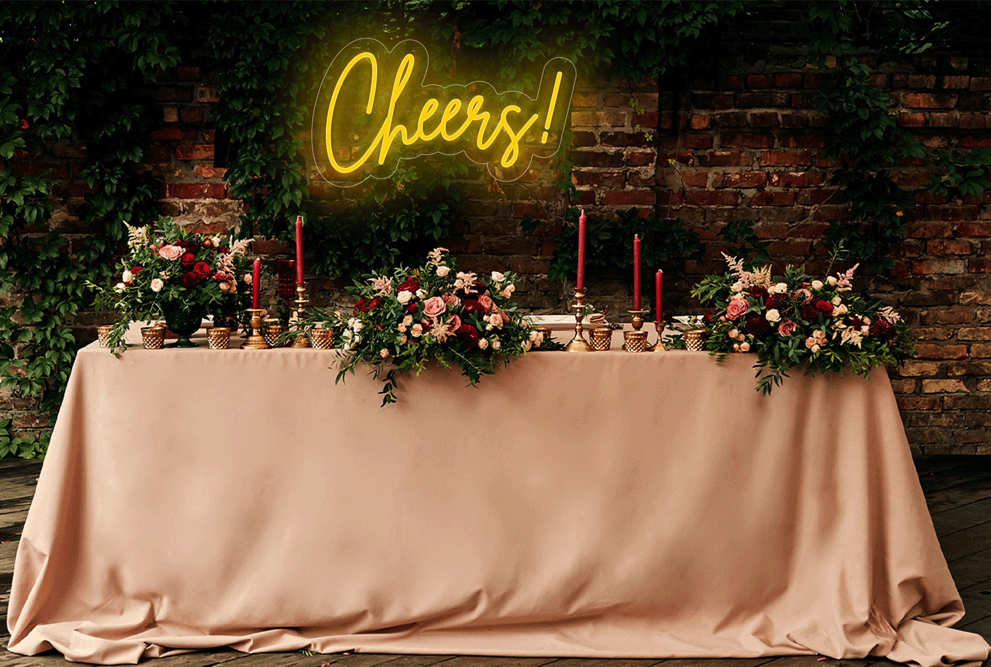Cheers! LED Neon Sign | Choose your Color