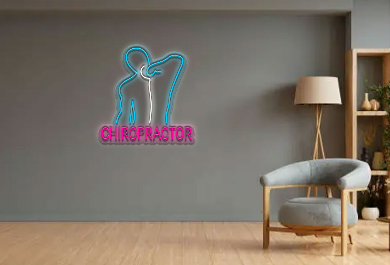 Chiropractor LED Neon Sign