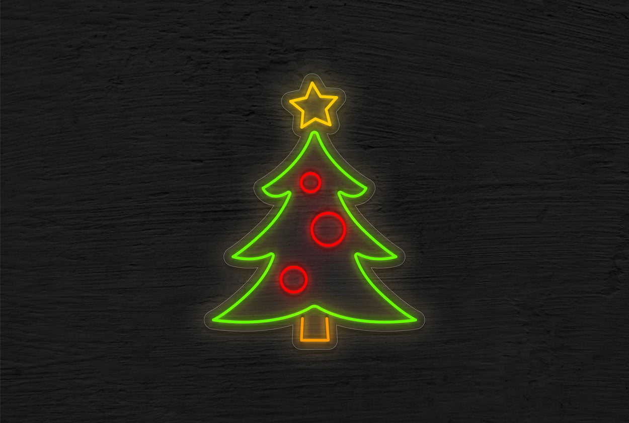 Christmas Tree with a Trunk LED Neon Sign