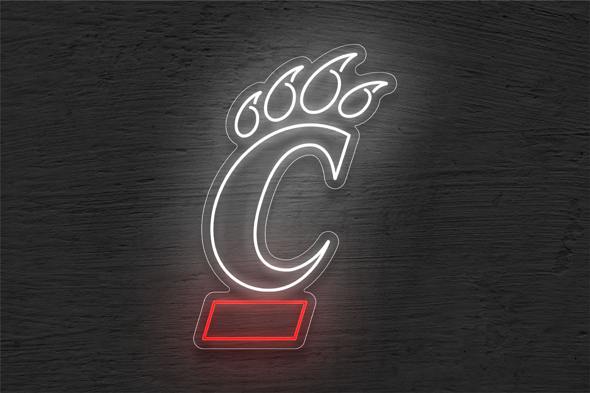 Cincinnati Bearcats Men's Basketball LED Neon Sign