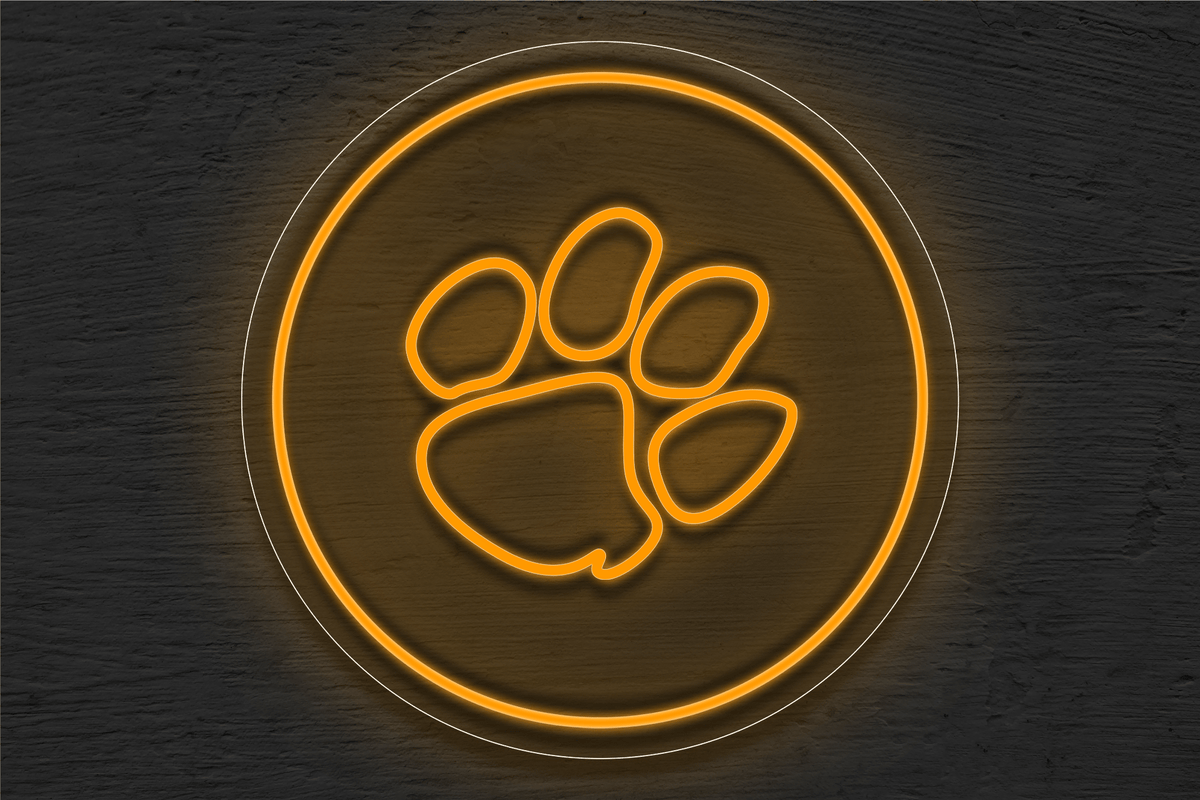 Clemson University, South Carolina Logo LED Neon Sign