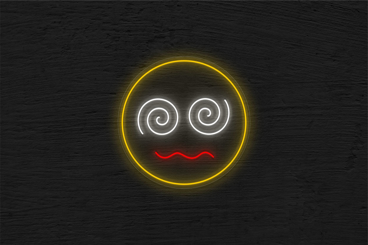 Confused Emoji LED Neon Sign