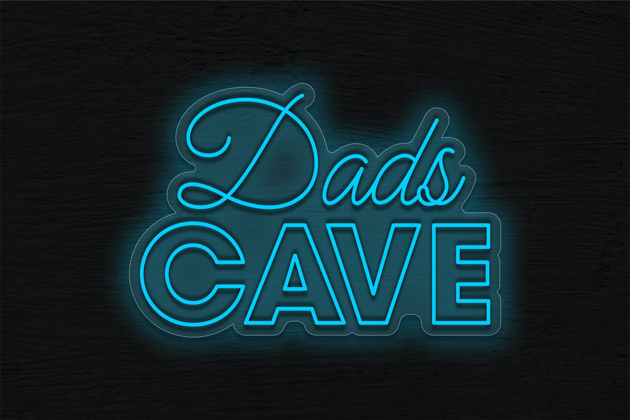Dads Cave LED Neon Sign
