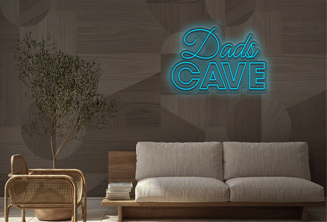 Dads Cave LED Neon Sign