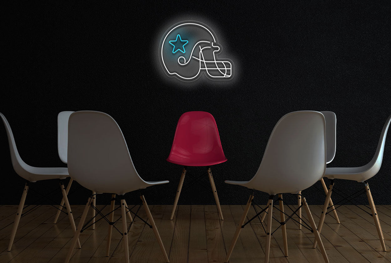 Dallas Head Gear LED Neon Sign