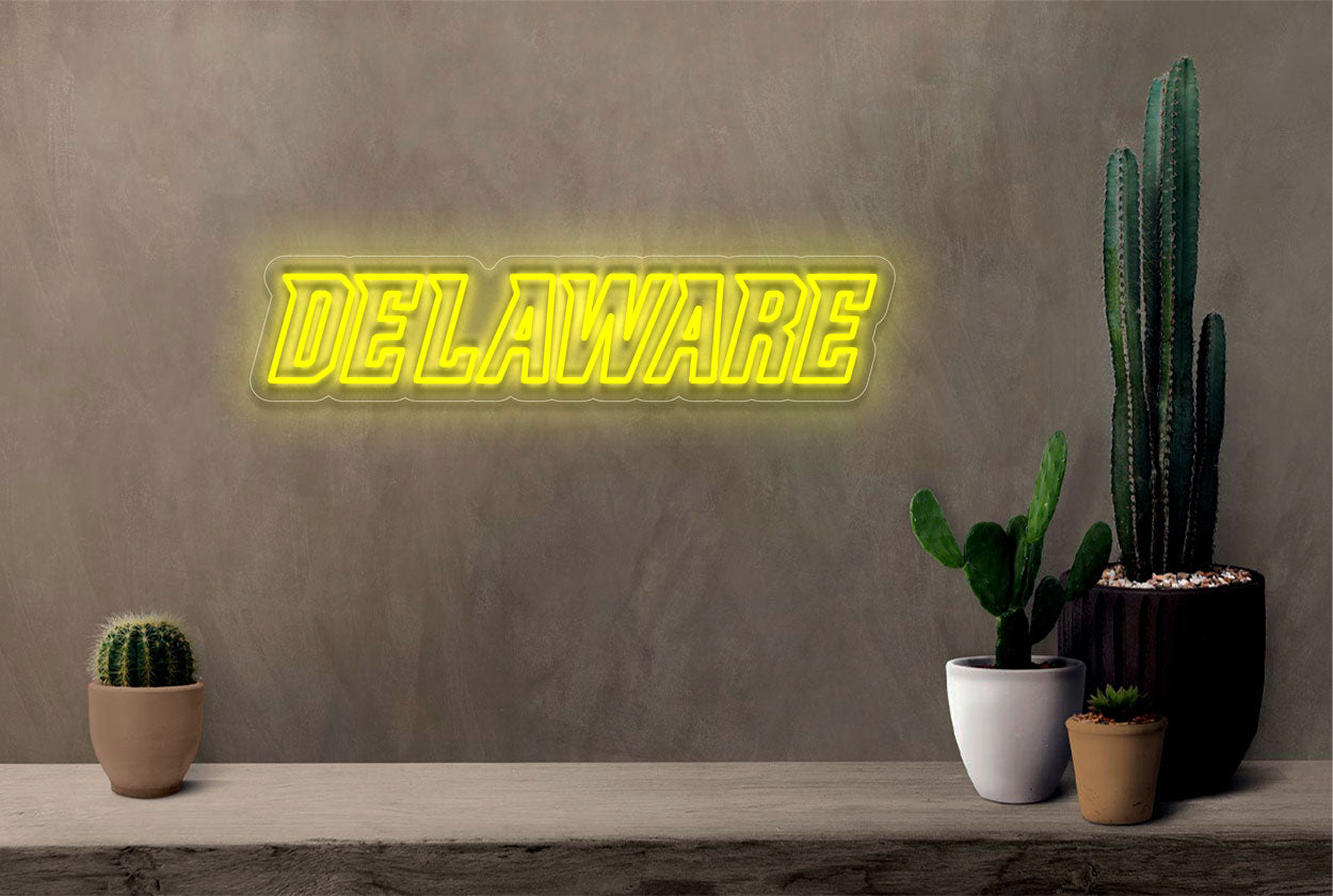 Buy Delaware Fightin' Blue Hens Men's Basketball LED Neon Sign | Best ...