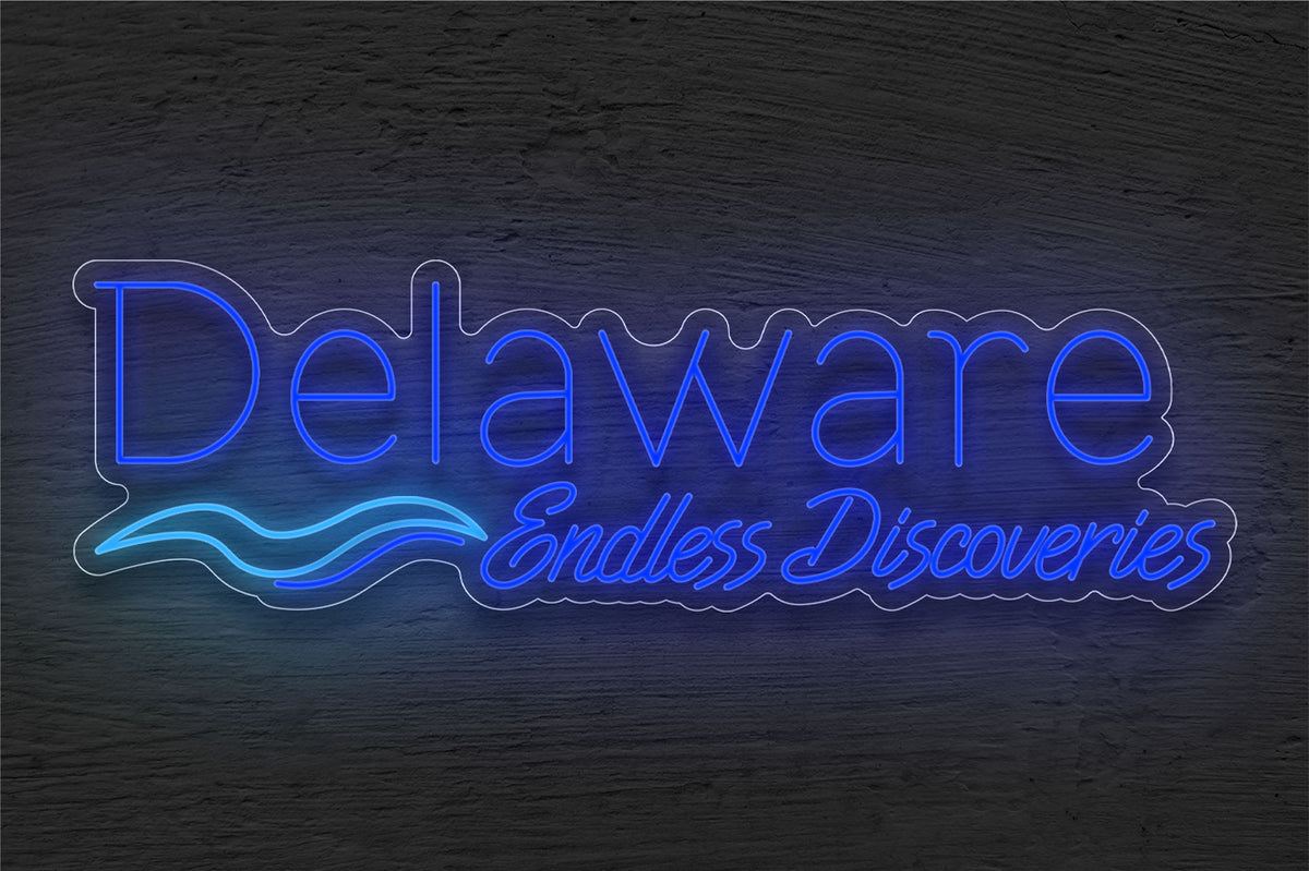 Delaware Endless Discoveries LED Neon Sign