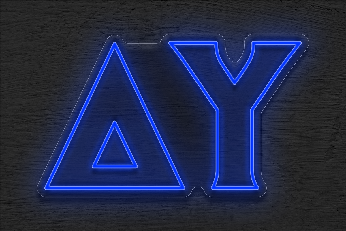 Delta Upsilon LED Neon Sign