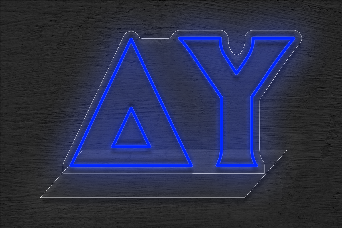Delta Upsilon LED Neon Sign