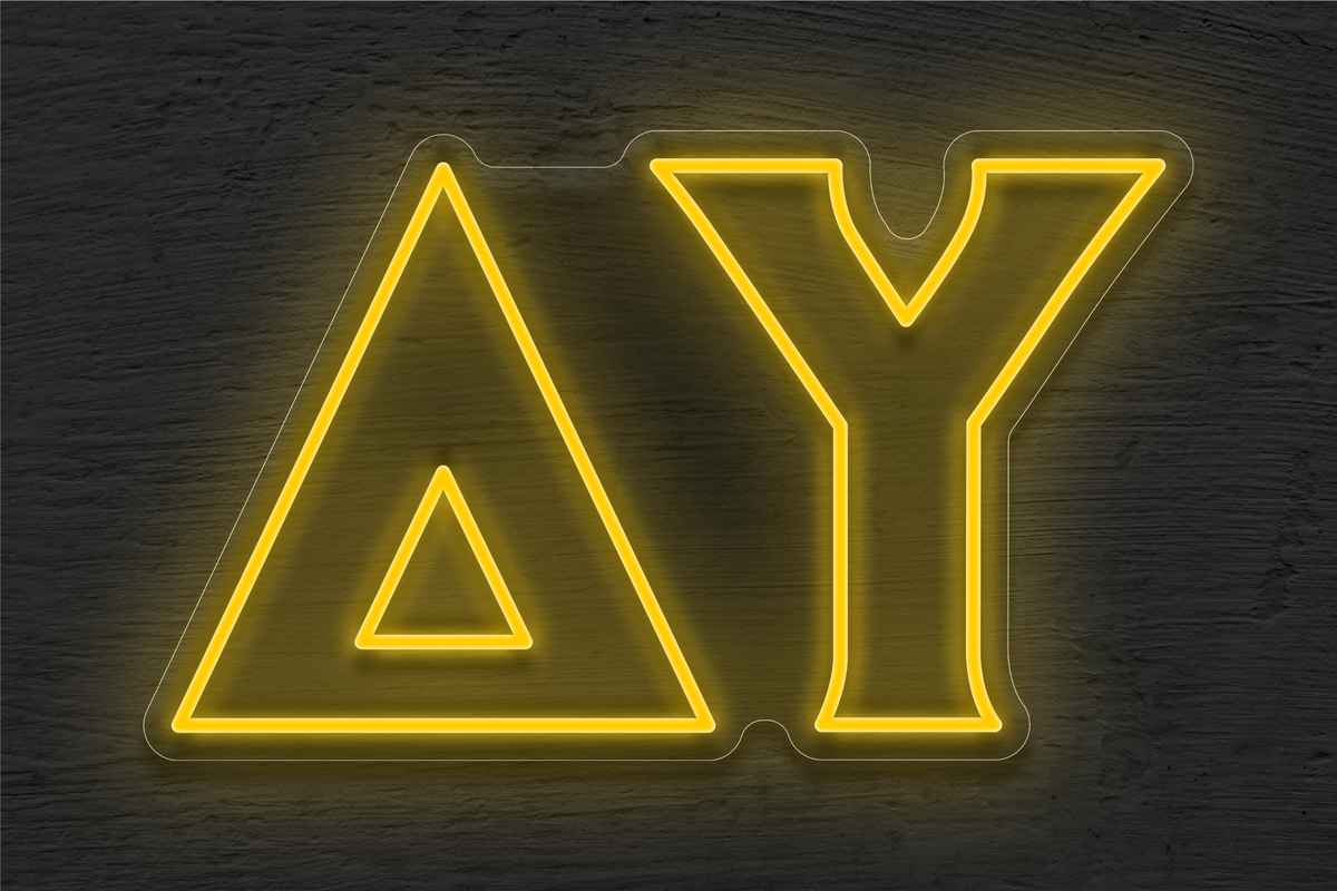 Delta Upsilon LED Neon Sign
