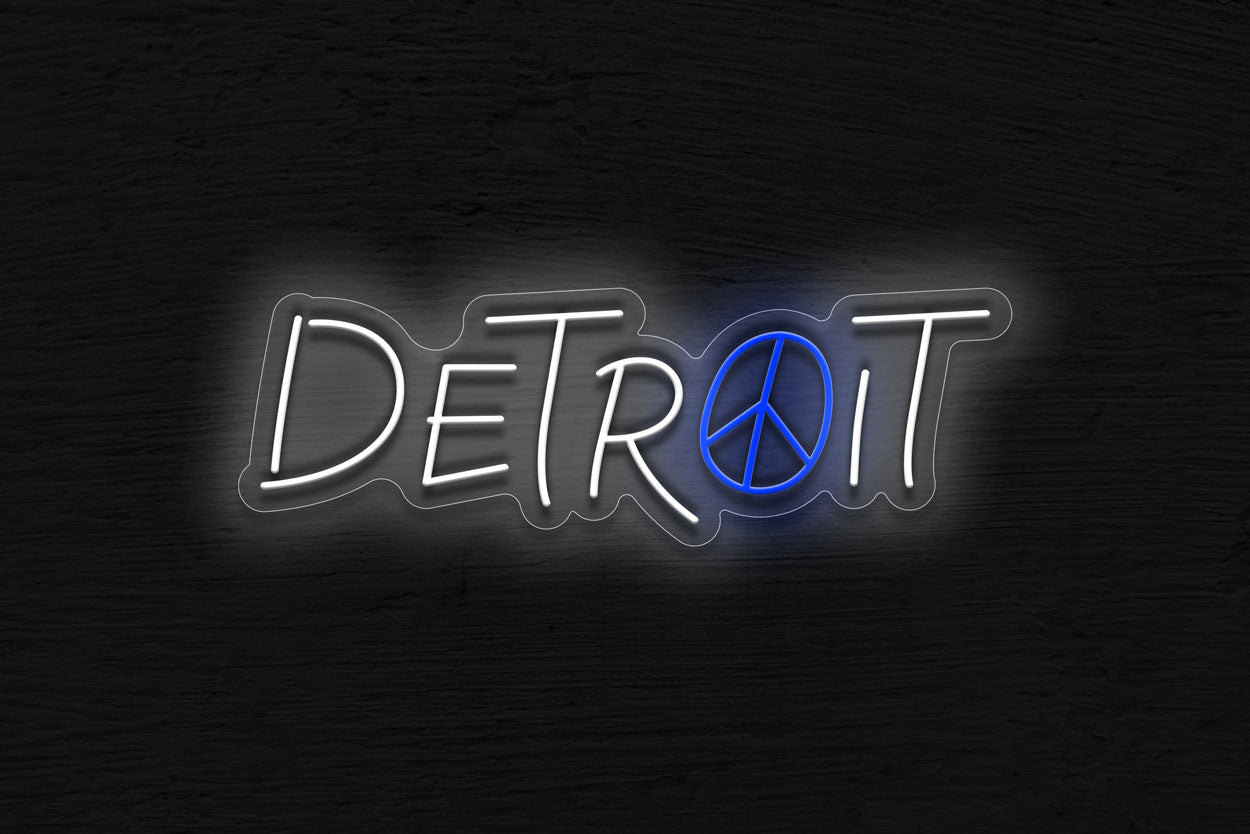 Detroit LED Neon Sign