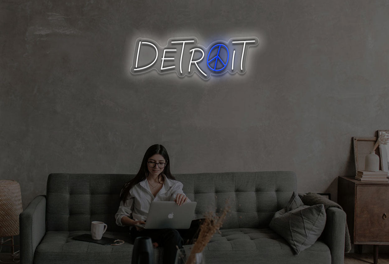 Detroit LED Neon Sign