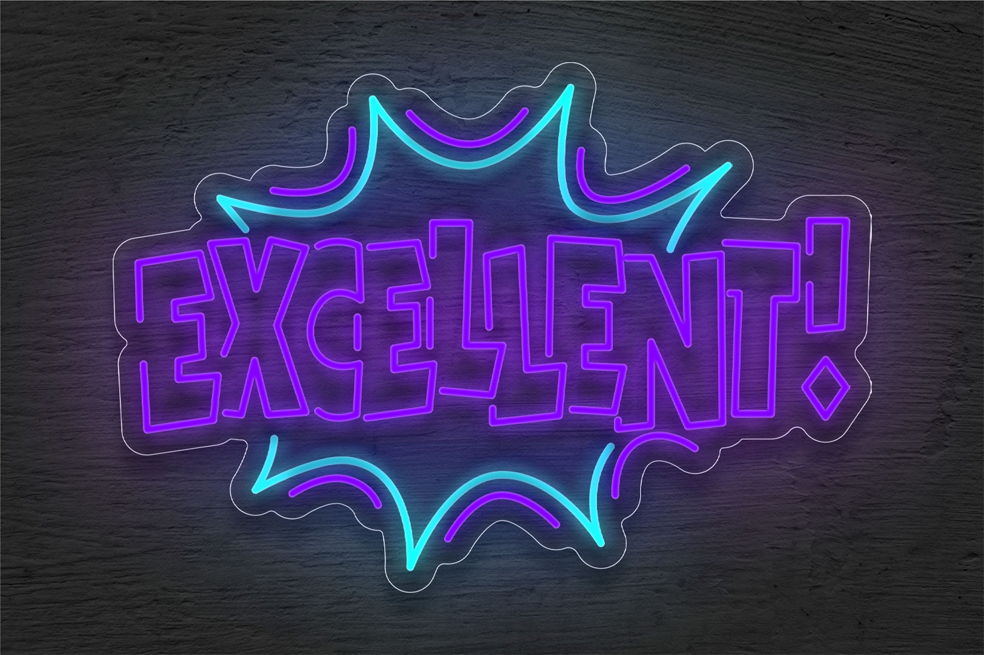 Excellent Signage Buy Excellent! with Border LED Neon Sign | Best Selling Neon Signs from ...