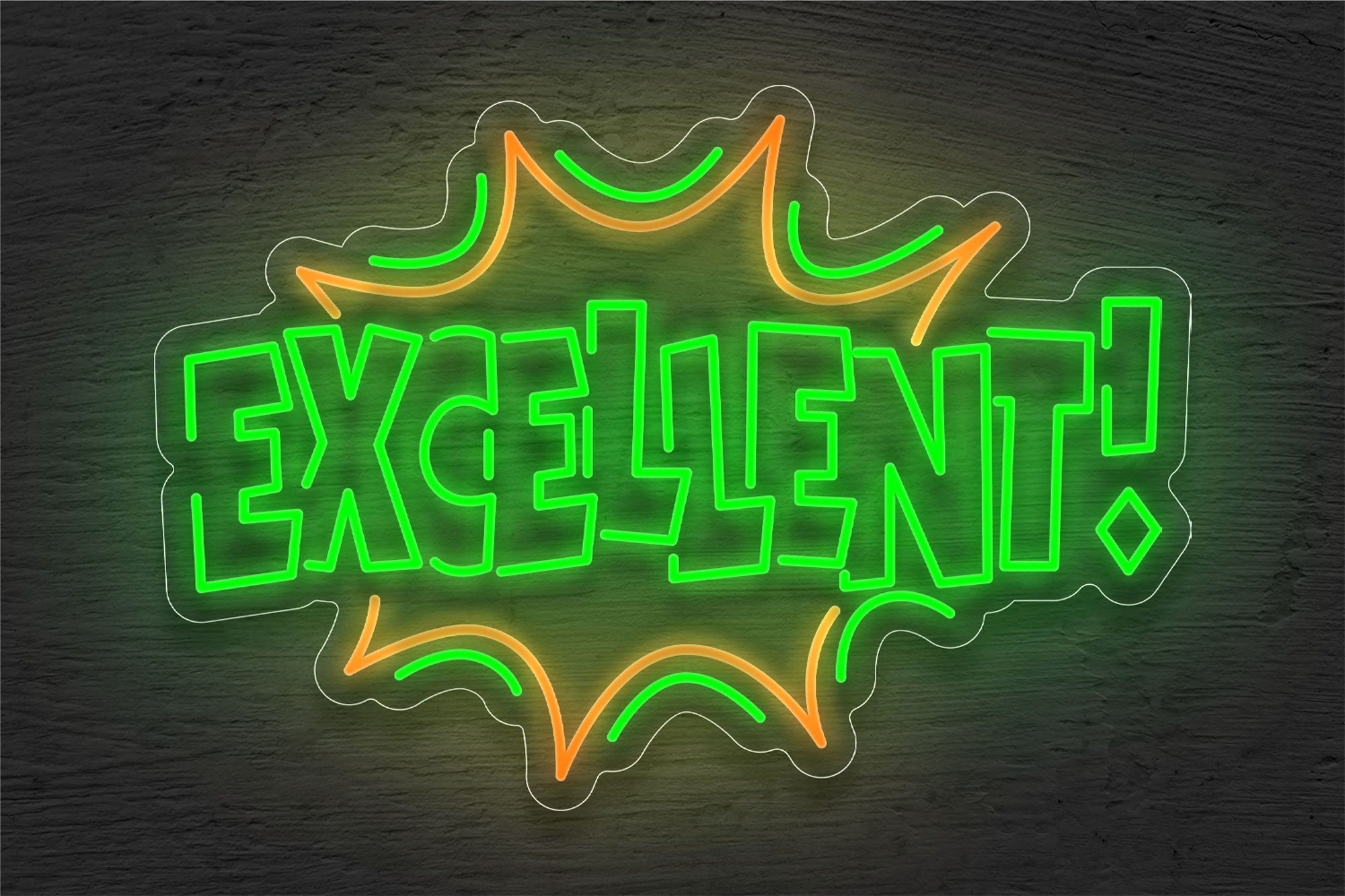 Excellent Signage Buy Excellent! with Border LED Neon Sign | Best Selling Neon Signs from ...