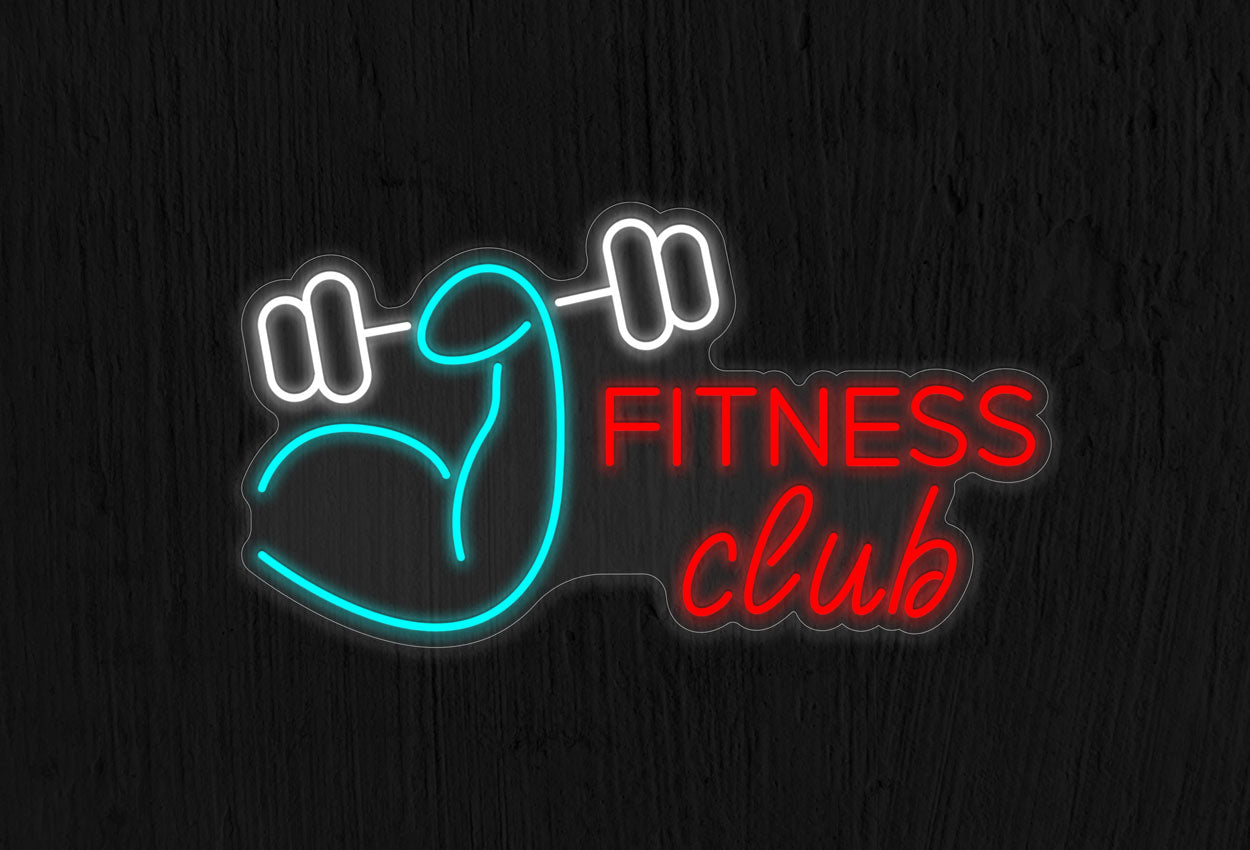 Training Club Sign Buy Fitness Club LED Neon Sign | Best Selling Neon Signs from Best Buy ...