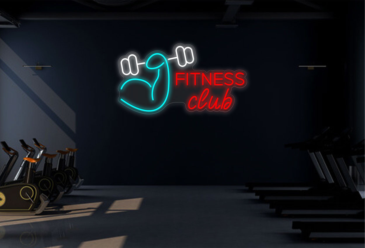 Fitness Club LED Neon Sign