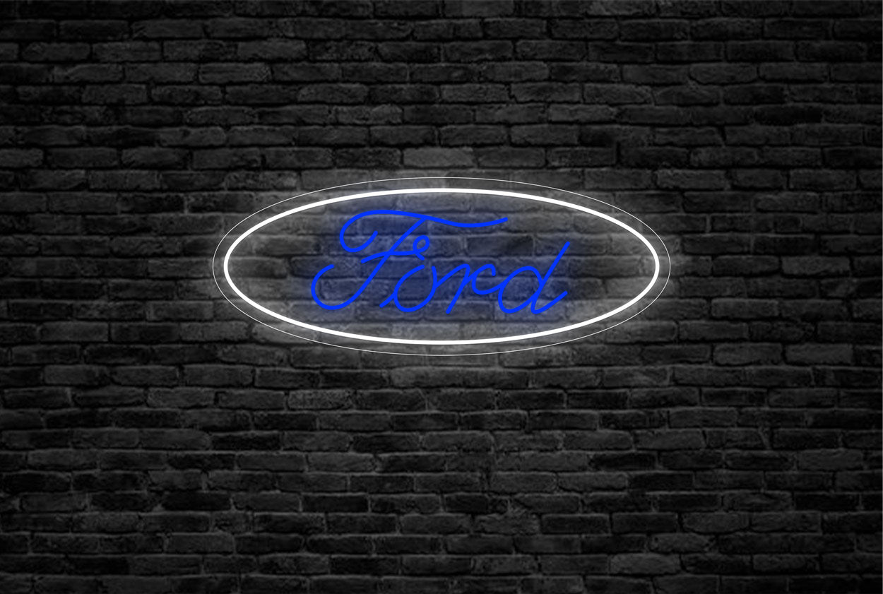 Buy Ford Logo LED Neon Sign | Auto Repair Signs from Best Buy Neon Signs