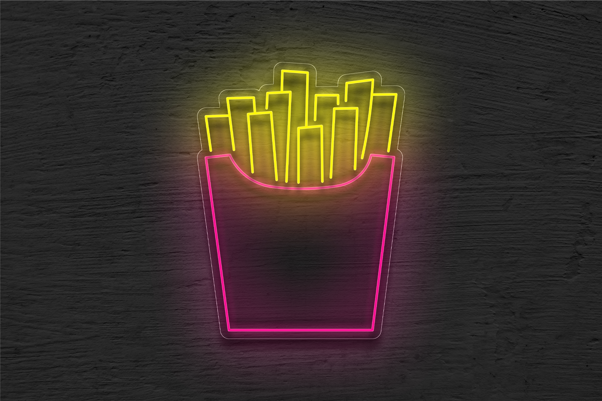 Image of Fries LED Neon Sign