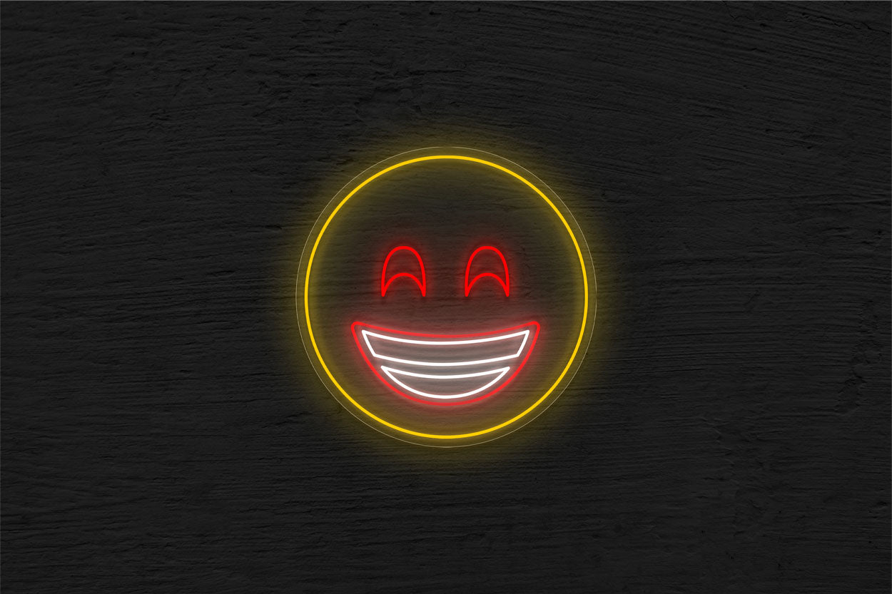 Funny Face Emoji LED Neon Sign