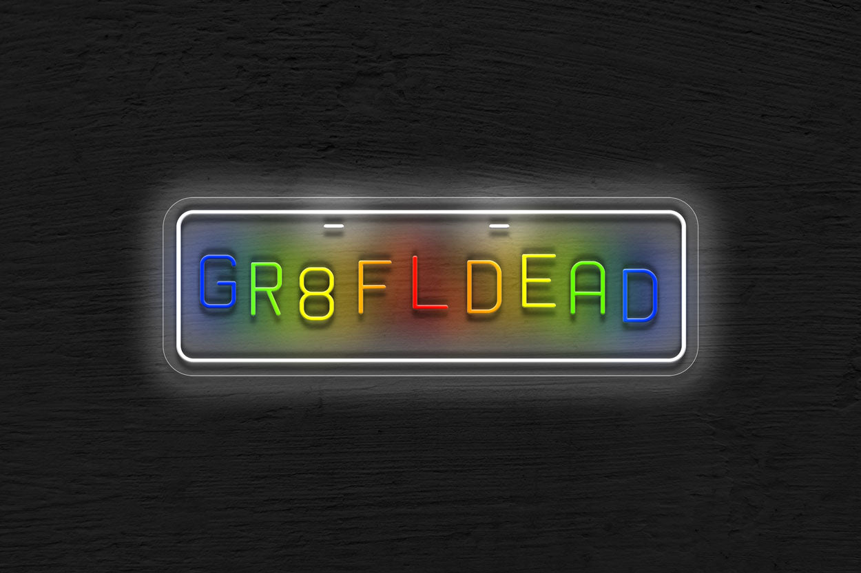 GR8FLDED Plate LED Neon Sign