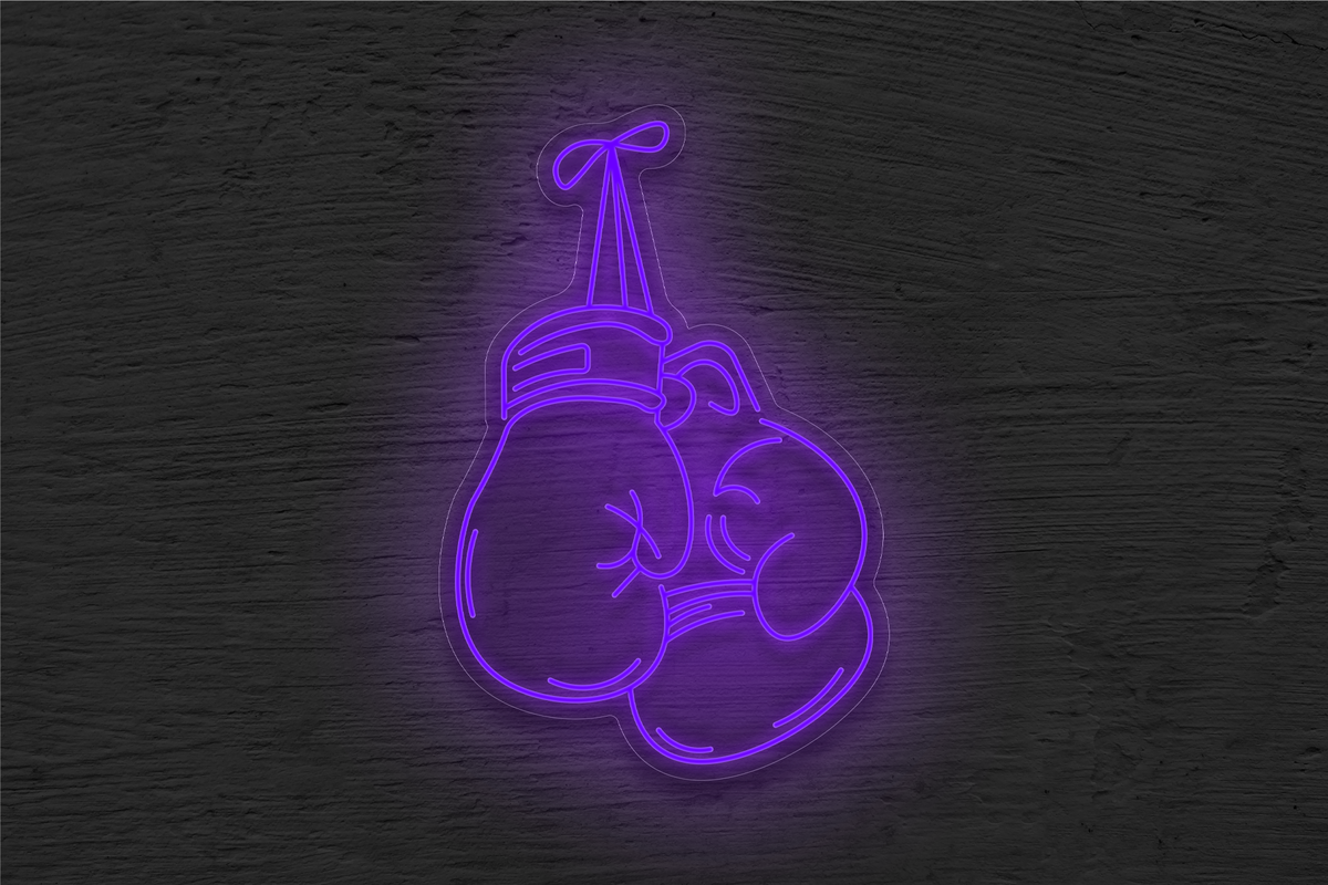 Boxing Gloves LED Neon Sign