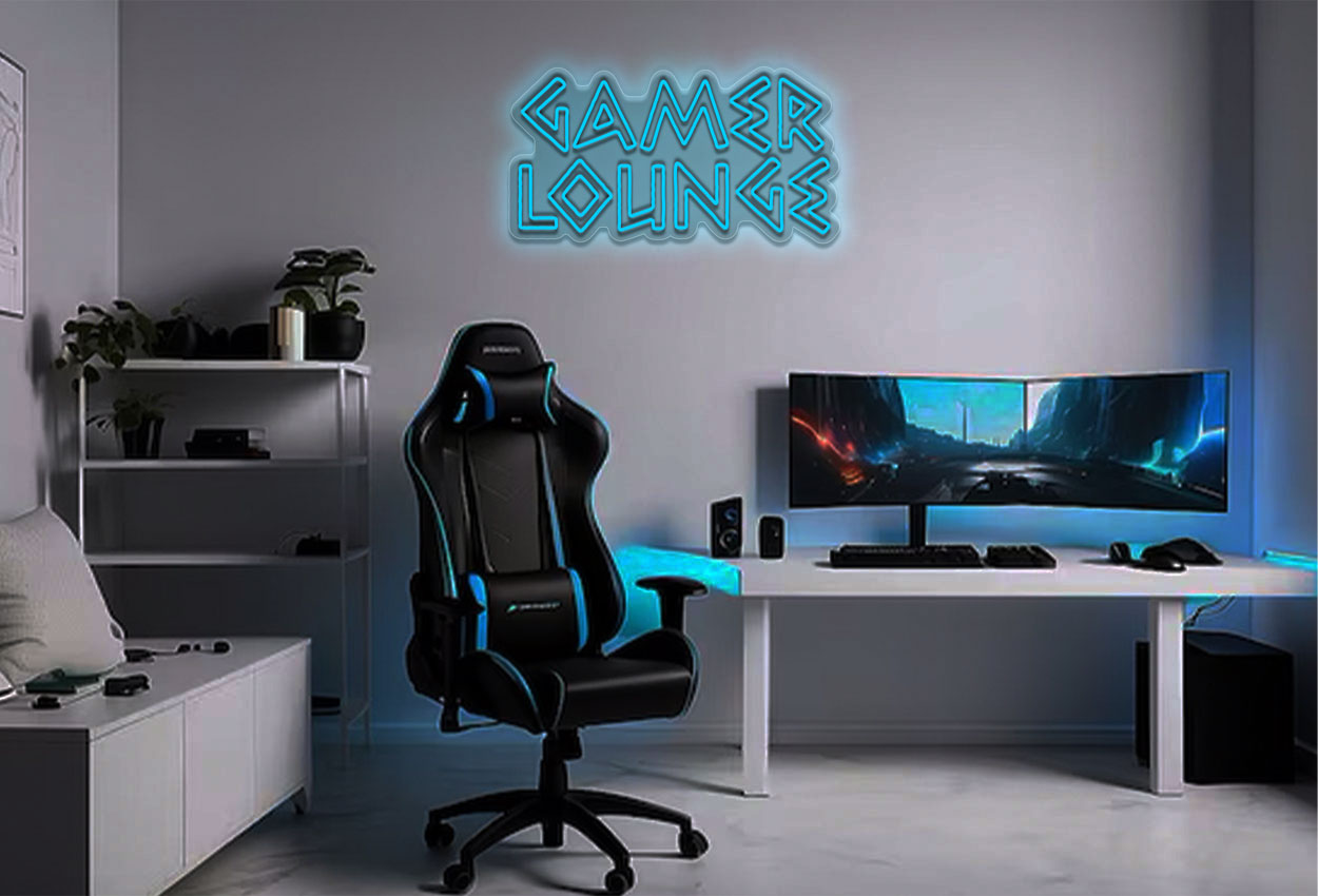 Gamer Lounge LED Neon Sign
