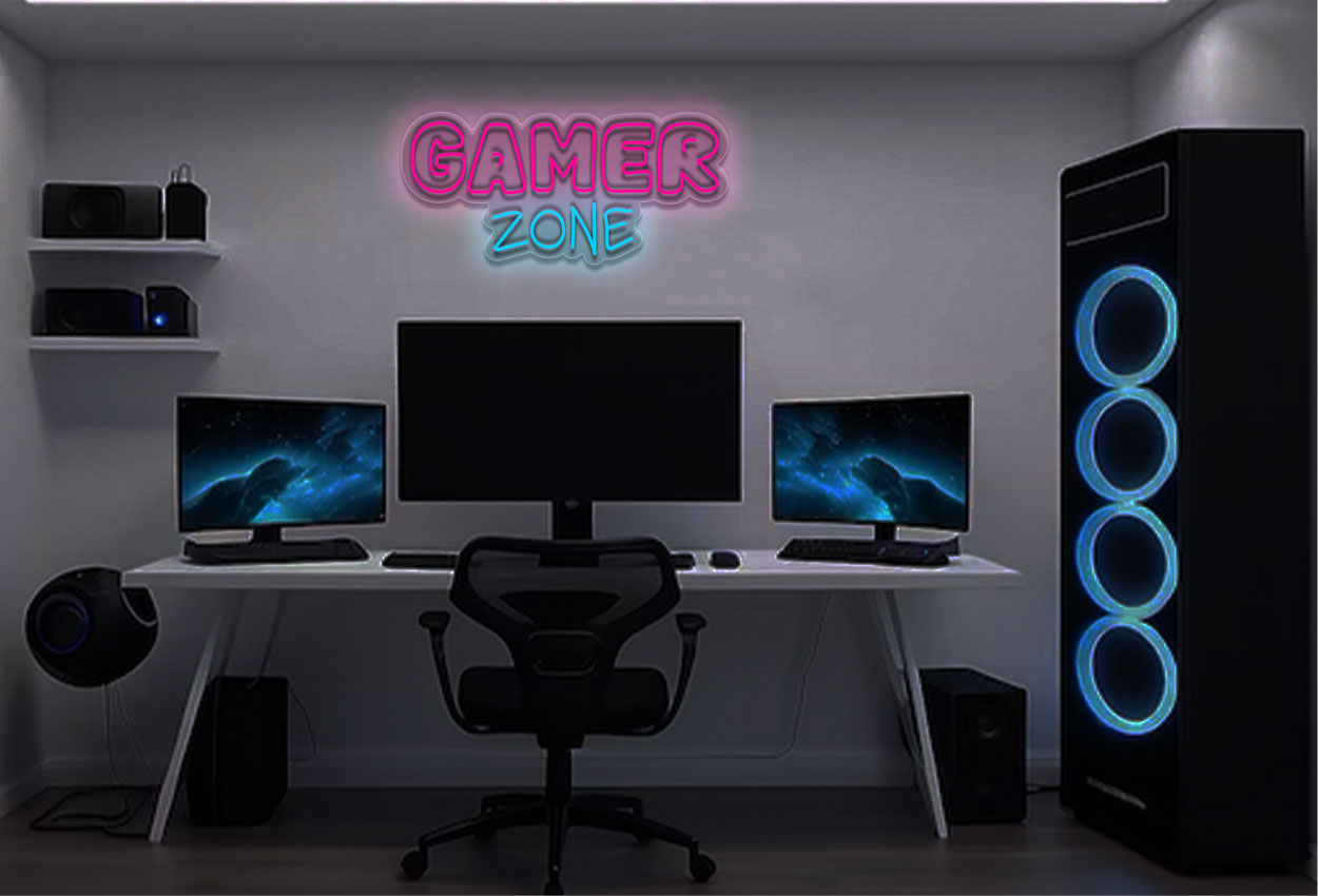 Gamer Zone LED Neon Sign